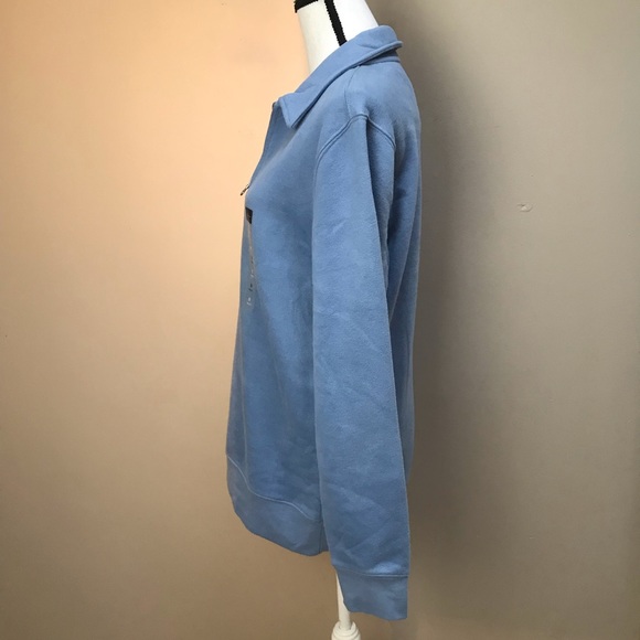 Croft & Barrow NWT Light Blue Collared Sweater S - Picture 2 of 6